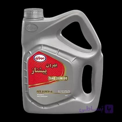 روغن موتور بهران تکتاز20W50 با حجم 4 لیتر فلزی
