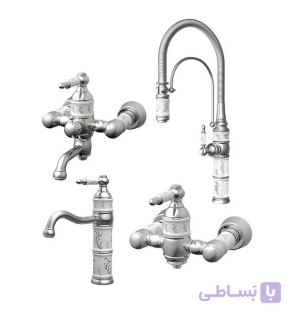ست شیرآلات کسری مدل توکیو (سفید کروم،سفید طلایی،مشکی طلایی) گارانتی ۵ساله و زیر قیمت بازار