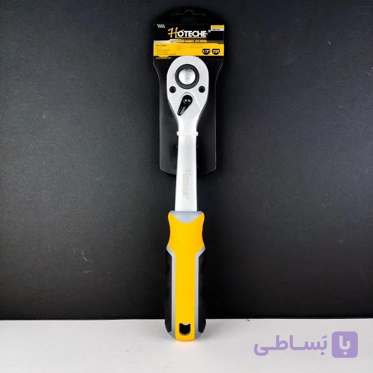 آچار جغجغه ای 1.2 - فشار قوی - دندانه ریز - دسته ارگانیک و حرفه ای - روکش دسته پی وی سی دو رنگ - برند اصلی 200103