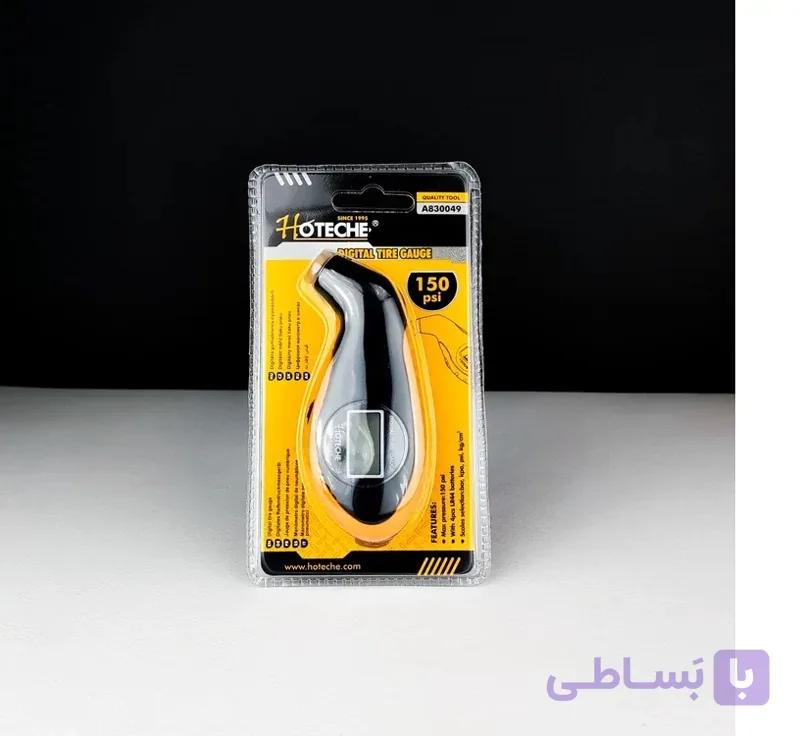 فشار سنج لاستیک درجه باد دیجیتالی- فشار سنج تایر خودرو - 150 Bar - دیجیتالی - برند اصلی Hoteche هوتچ (830049)