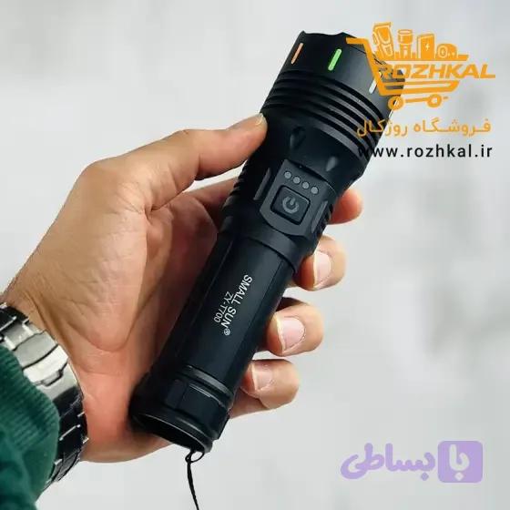 چراغ قوه اسمال سان مدل ZY-T700 لامپ LED پرقدرت XP60 با قدرت نور و طول عمر بالا — تصویر 1