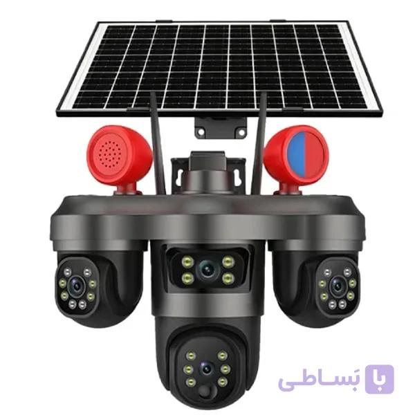 دوربین سولار 3 لنز 6 موتور با برنامه V380 — تصویر 1