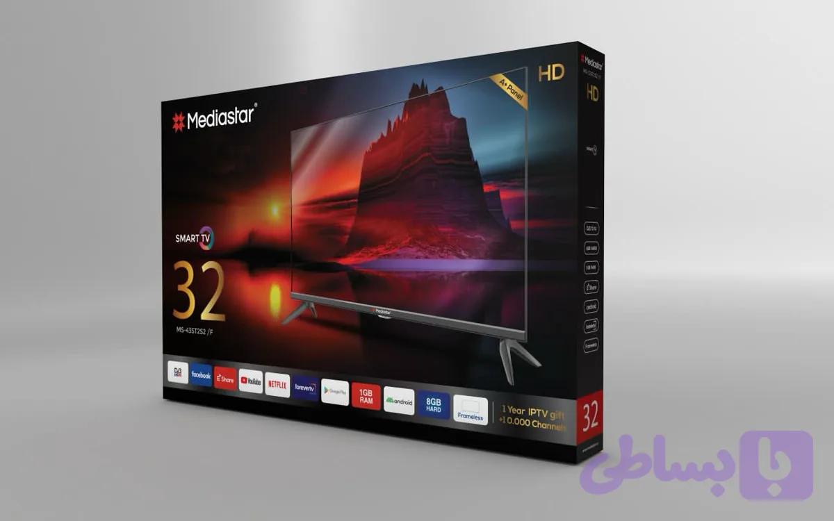 تلویزیون ۳۲ اینچ مدیا استار مدل MS-32ST2S2/F