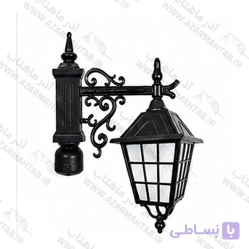 چراغ کلاسیک ویلایی تک شاخه رز بزرگ مدل ونیز کد AM152