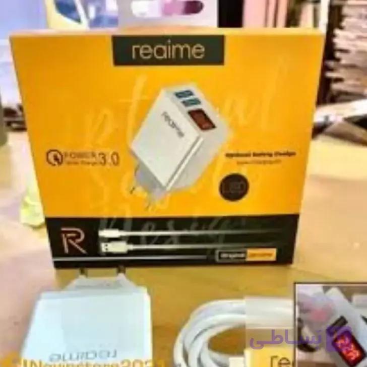 شارژر دیواری Reaime مدل R201 به همراه کابل تبدیل Type C
