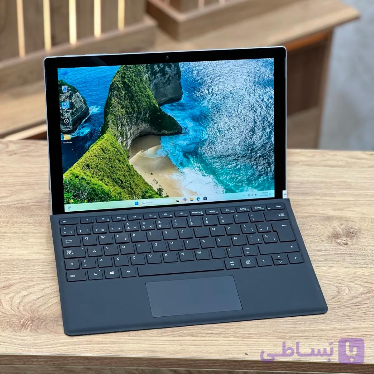 لپ تاپ استوک 12.3 اینچی سرفیس مدل Surface Pro 5 i5 7300U 8GB DDR4 256GB SSD Intel HD 620