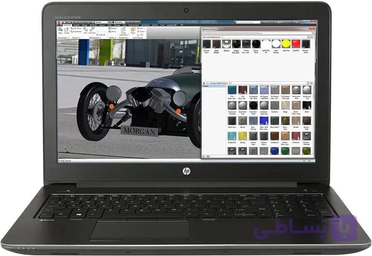 لپ تاپ استوک 15.6 hp zbook 15 g3 i7 6700 hq 16gb ddr4 256gb ssd 2gb amd