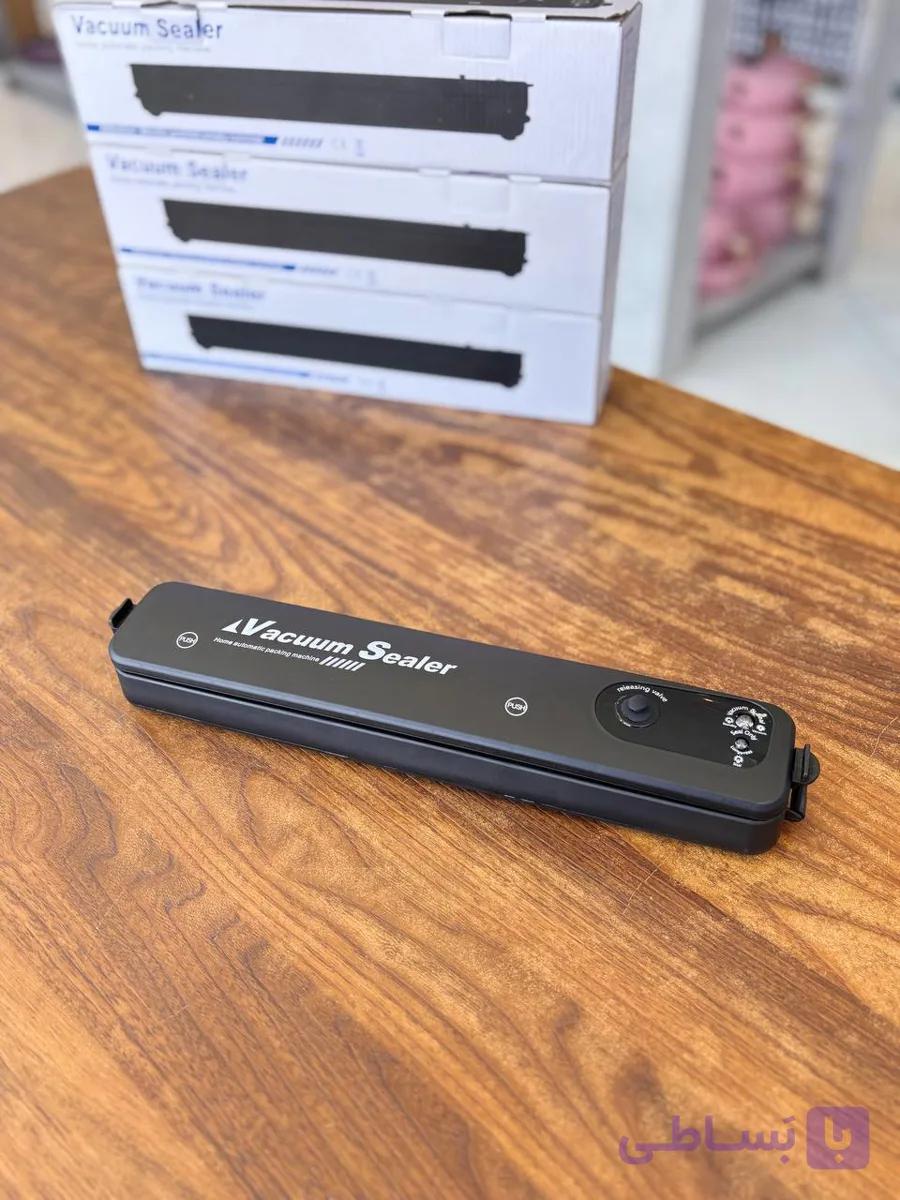 دستگاه وکیوم برقی Vacuum Sealer | دستگاه تخلیه هوا و پلمپ حرارتی کیسه — تصویر 1