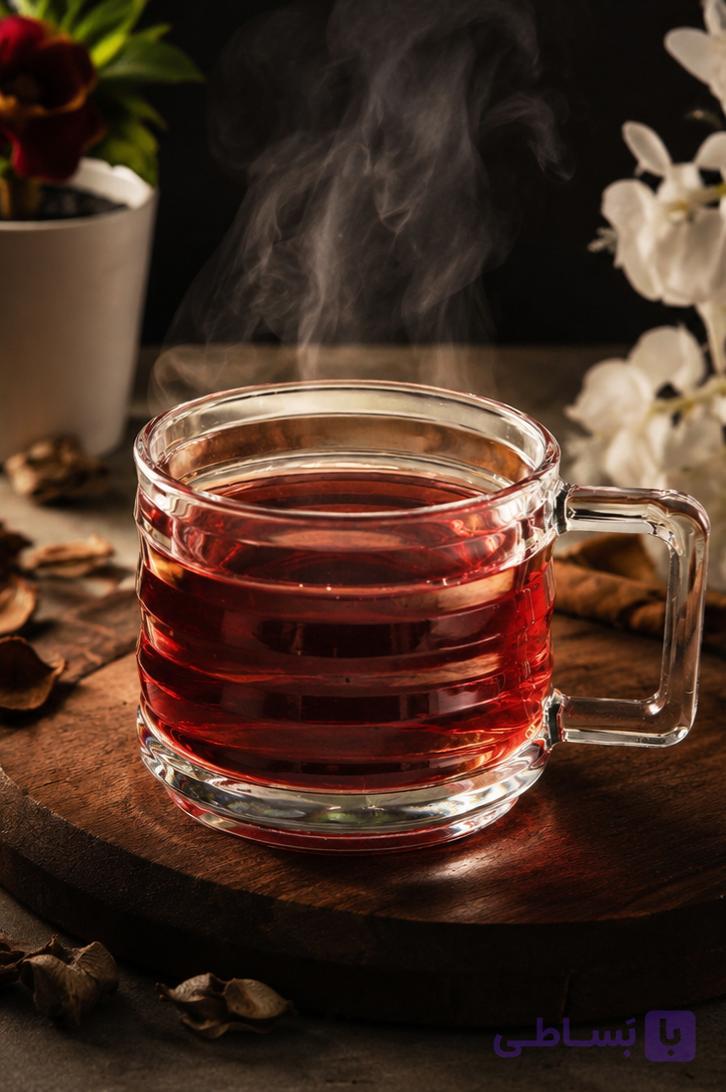 ست 2 عددی فنجان چای پاشاباغچه مدل| ۲۵۰ سی‌سی | ساخت ترکیه — تصویر 1