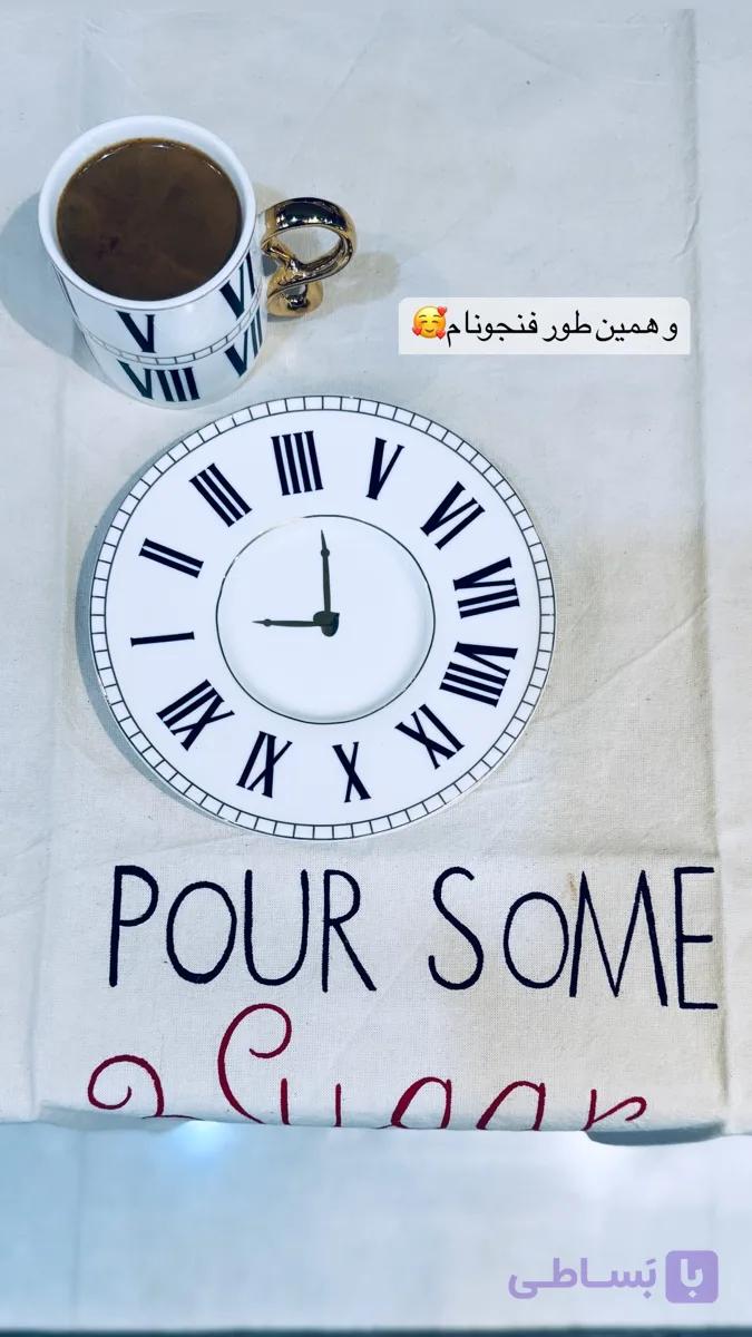 فنجان قهوه خوری  مدل ساعتی برند Acar Plus