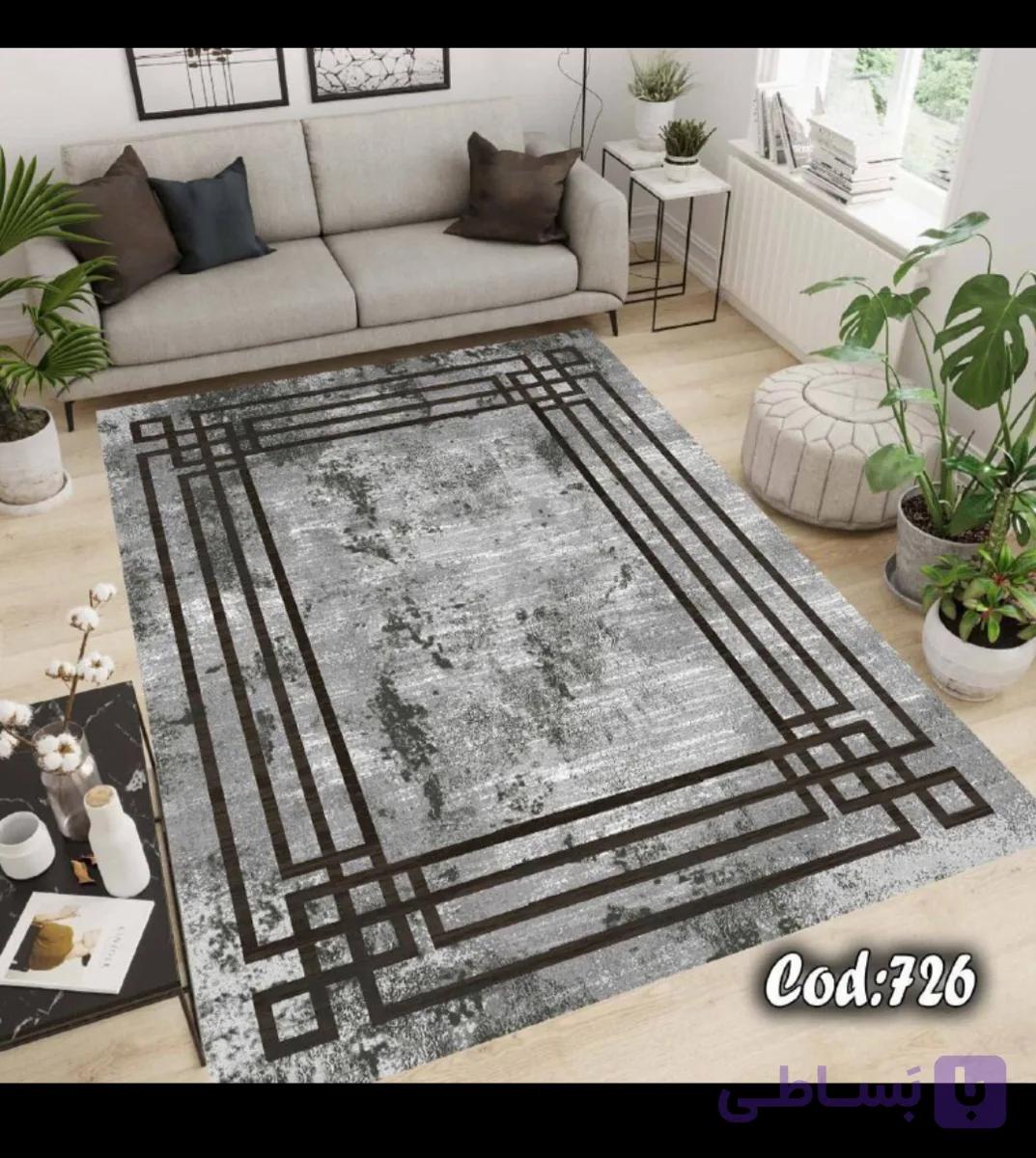 فرشینه استپ دار طرح اسپورت مناسب نشیمن و اتاق خواب کد ۷۲۶