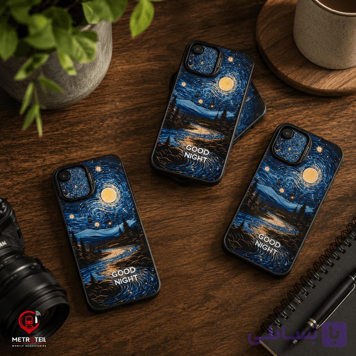 قاب شب پر ستاره آیفون iphone — تصویر 1