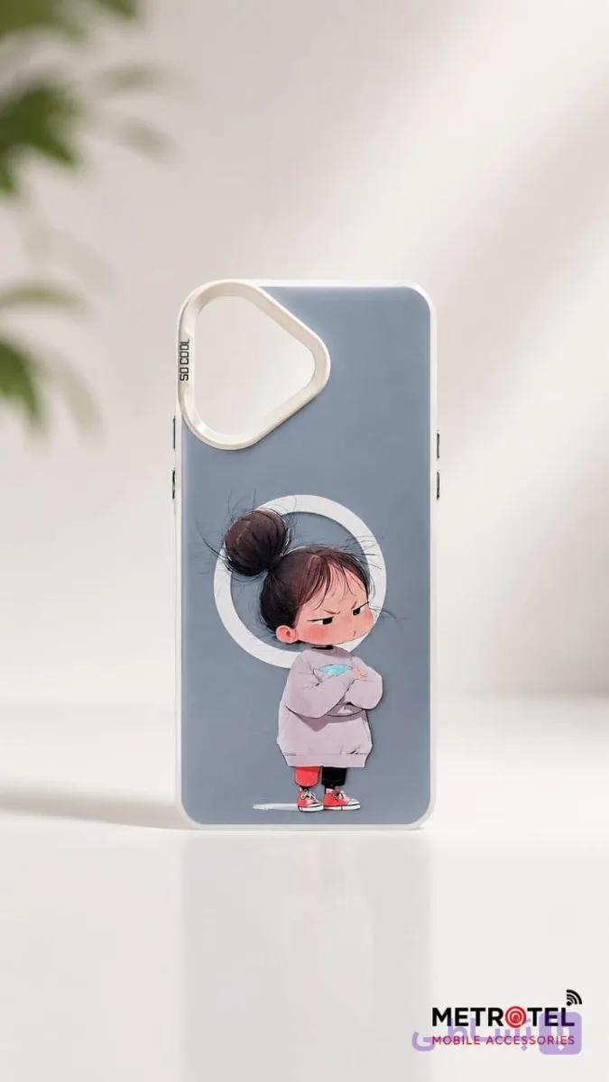 قاب دختر اخمو مدل آیفون iphone — تصویر 1