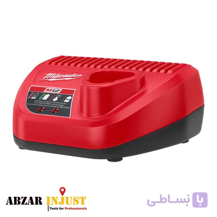 شارژر m12 میلواکی با ورودی تبدیل شده به 220 ولت — تصویر 1