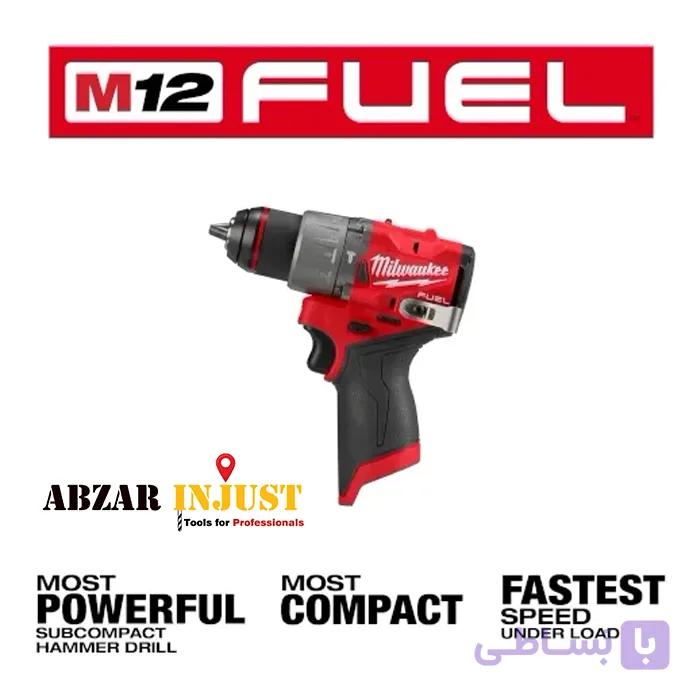 دریل شارژی میلواکی کد 3404 سری M12 fuel — تصویر 1