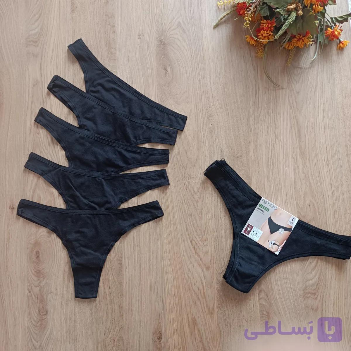 پک 5 عددی شورت بکلس اسمارا آلمان، جنس پنبه و کاملا ارگانیک، اصل esmara