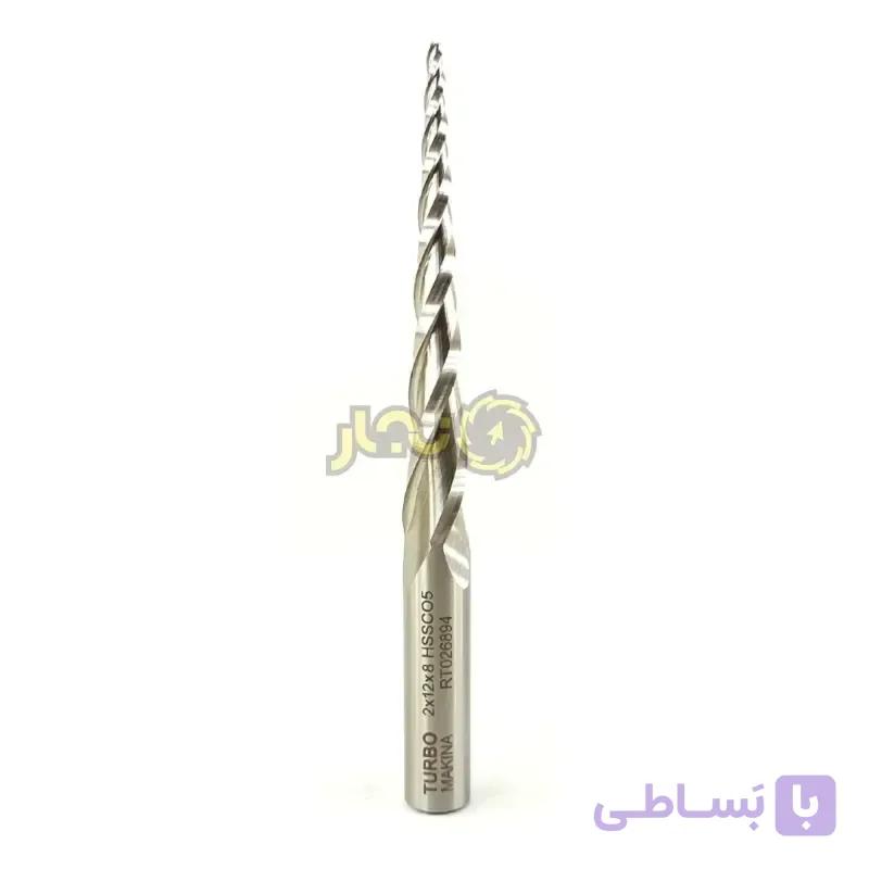 مته منبت نوک 3 قطر 3 توربو ماکینا کارگیر 80 شفت 120 — تصویر 1