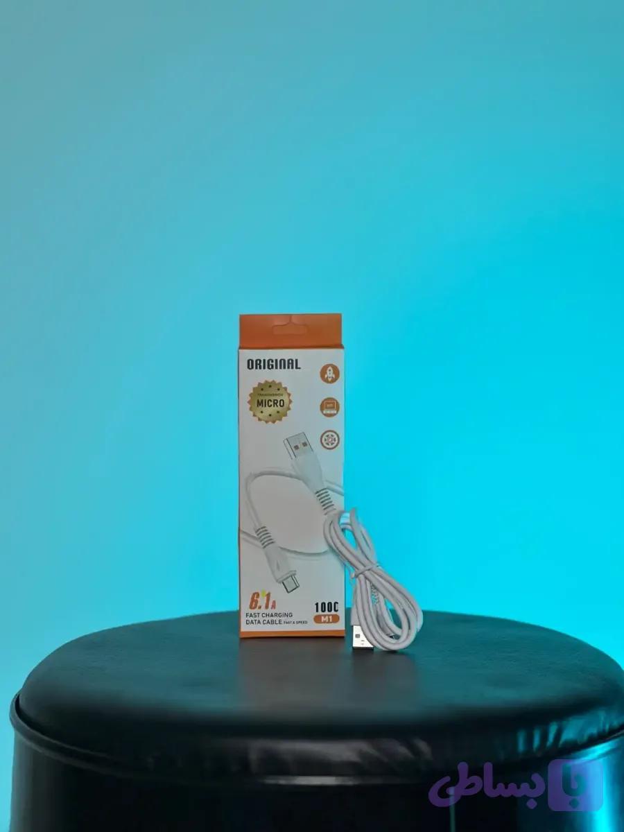 کابل تبدیل Micro USB به USB اصلی مدل Original 100C M1 6.1A کد1058 — تصویر 1