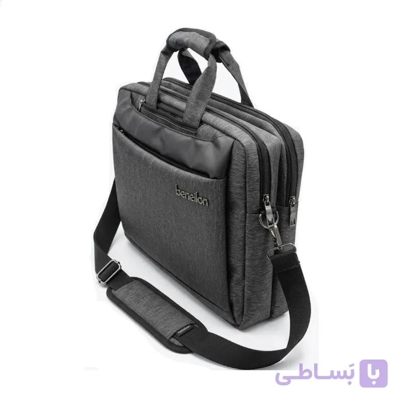 کیف دستی سه کاره لپ تاپ benetton مدل 756 مناسب برای لپ تاپ 15.6 اینچ — تصویر 1