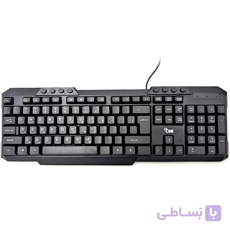 کیبورد سیم دار UCOM یوکام مدل K5809 — تصویر 1