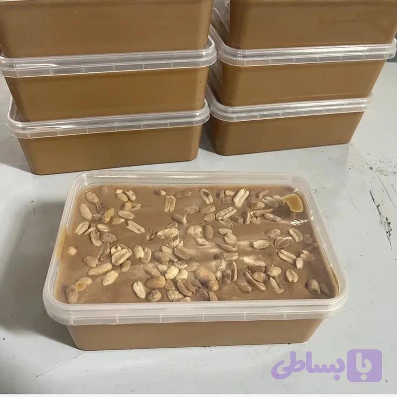 کره بادام زمینی خامه ای مبارک | 1000 گرم - مبارک