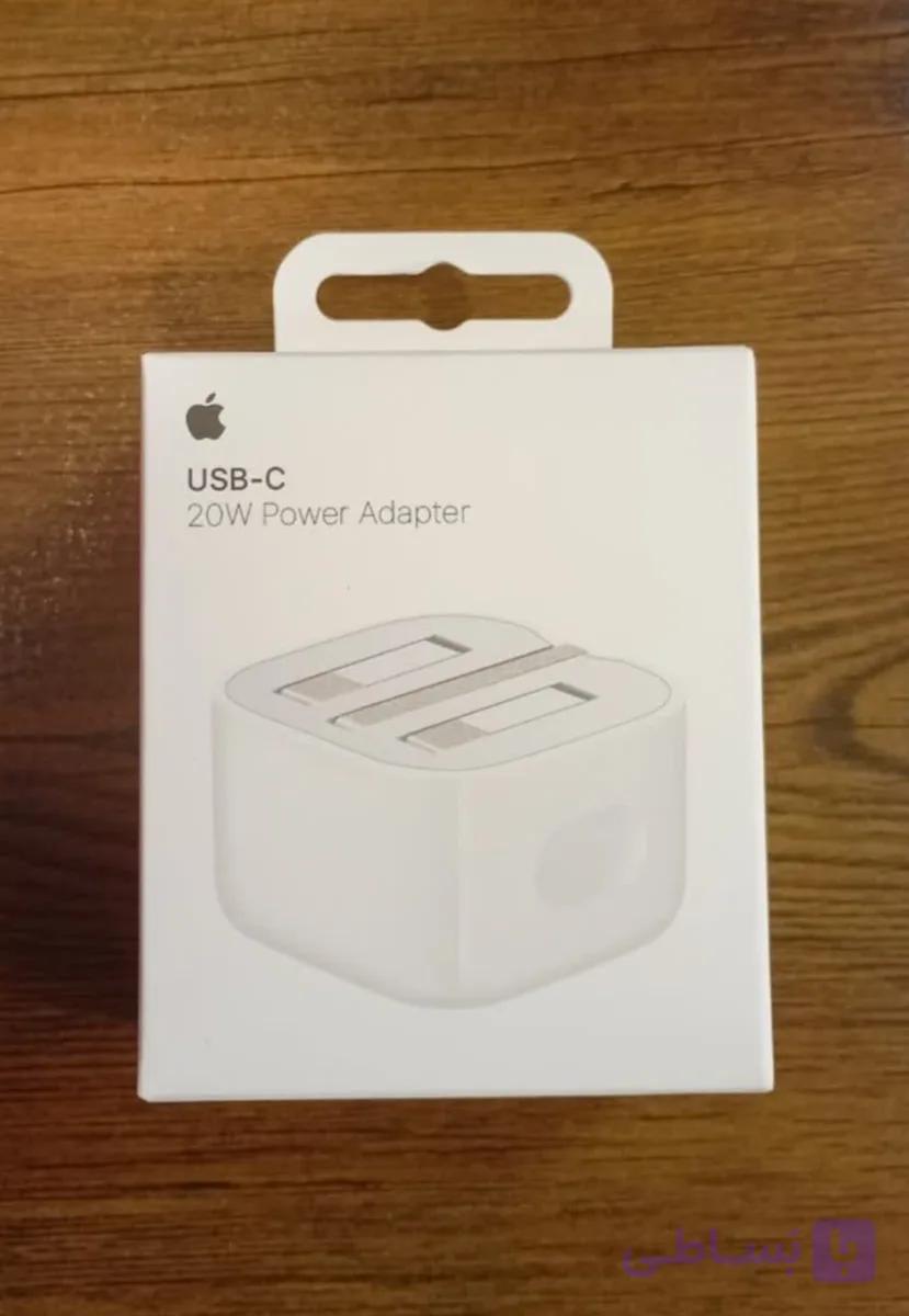 آداپتور شارژر برند آیفون USB-C اورجینال 20وات