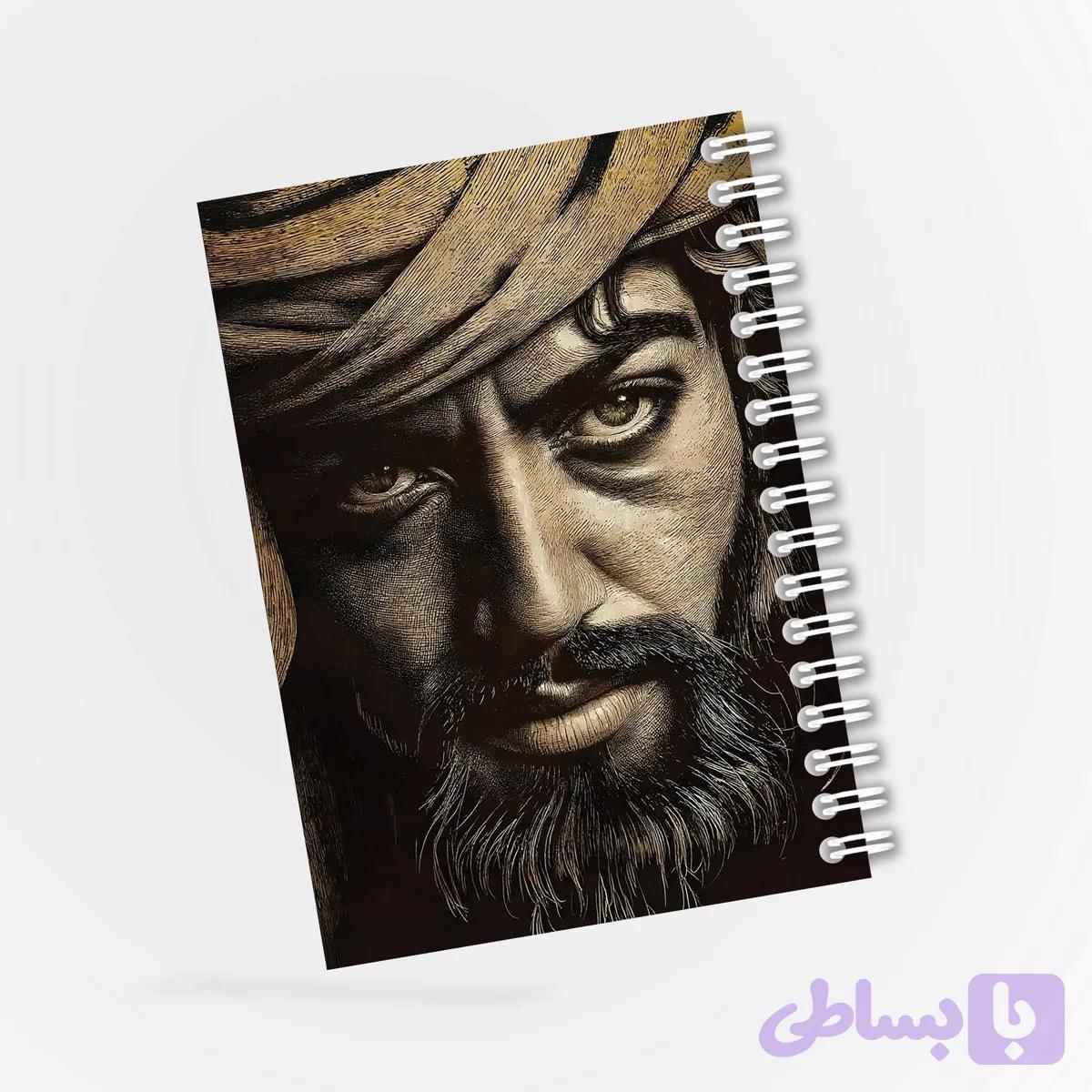 دفترچه مداحی طرح شمایل حضرت ابالفضل (ع) کد69