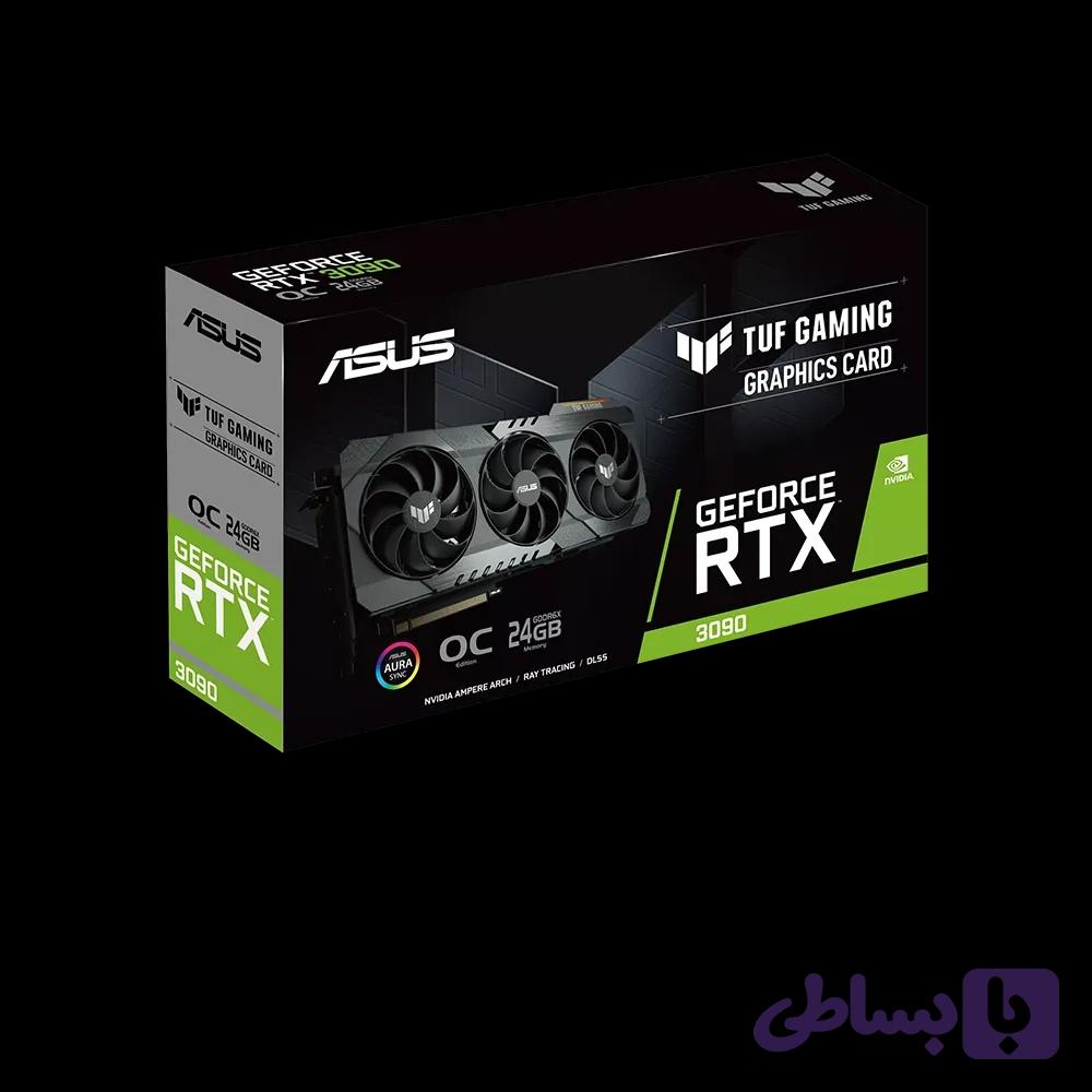 باندل کارت گرافیک ASUS TUF 3090 OC 24GB + بلاک خنک کننده مایع EKWB- استوک — تصویر 1