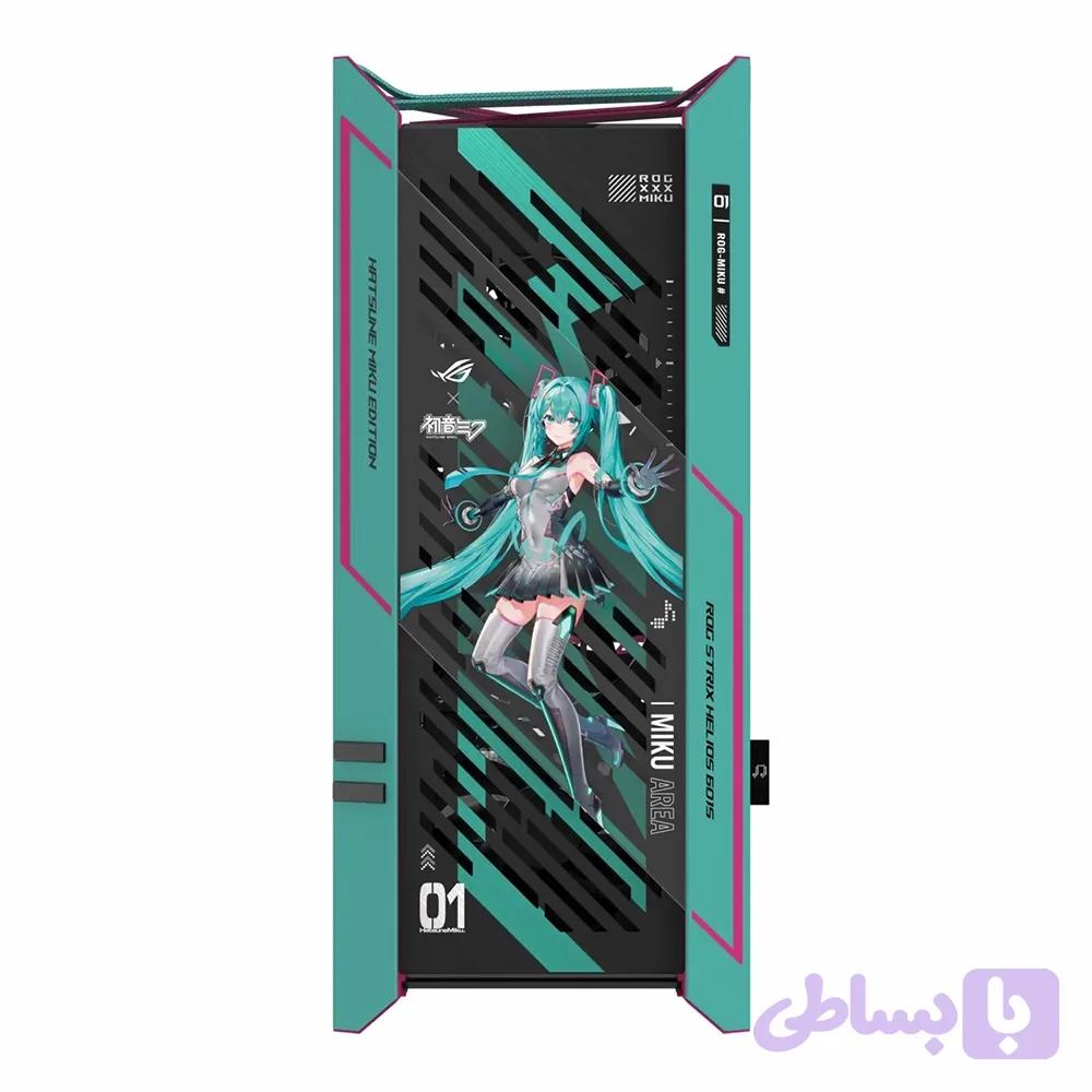 قاب کیس کامپیوتر ایسوس مدل ASUS ROG HELIOS II GX601S HATSUNE MIKU EDITION — تصویر 1
