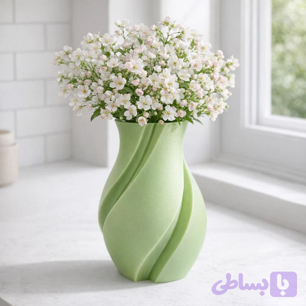 گلدان خمره‌ای مدرن مدل رومینا
