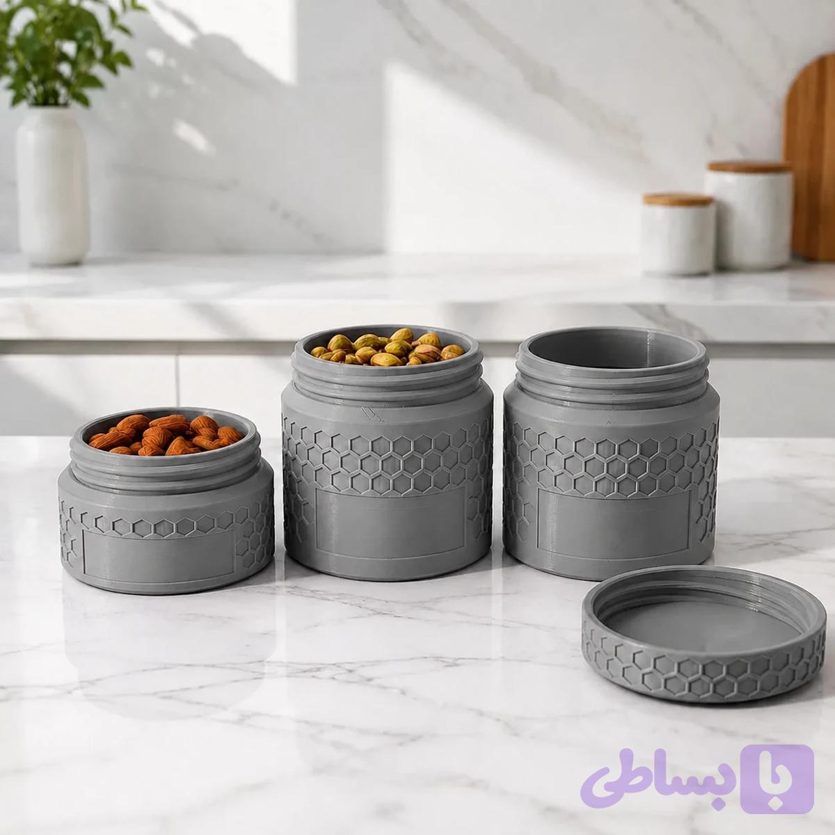 ظرف نگهدارنده خوراکی مدل هانی‌کامب