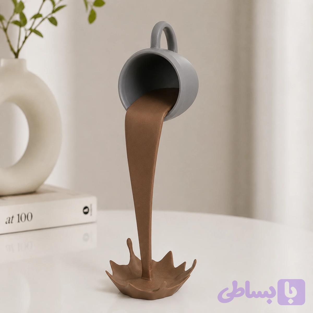 فنجان قهوه دکوری مدل معلق