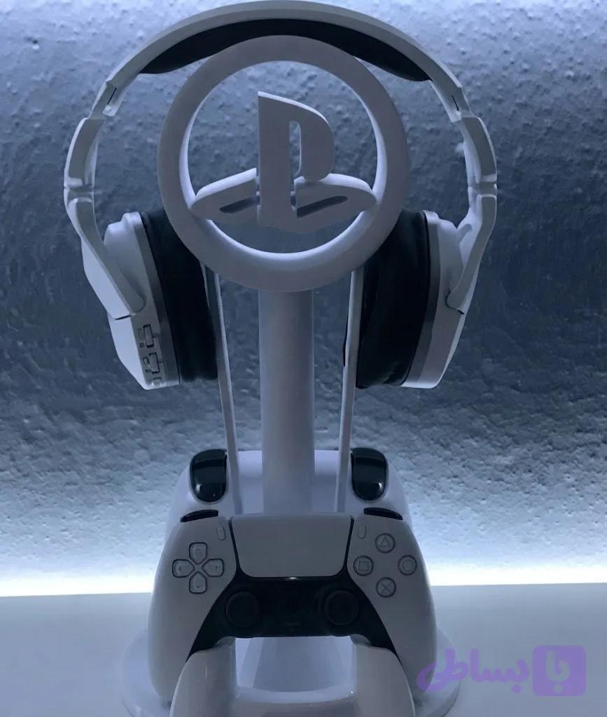 پایه نگهدارنده دسته PS5 و هدست گیمینگ