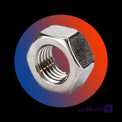 مهره استیل M8 گرید 304 کلاس A2-70 سایز 8mm