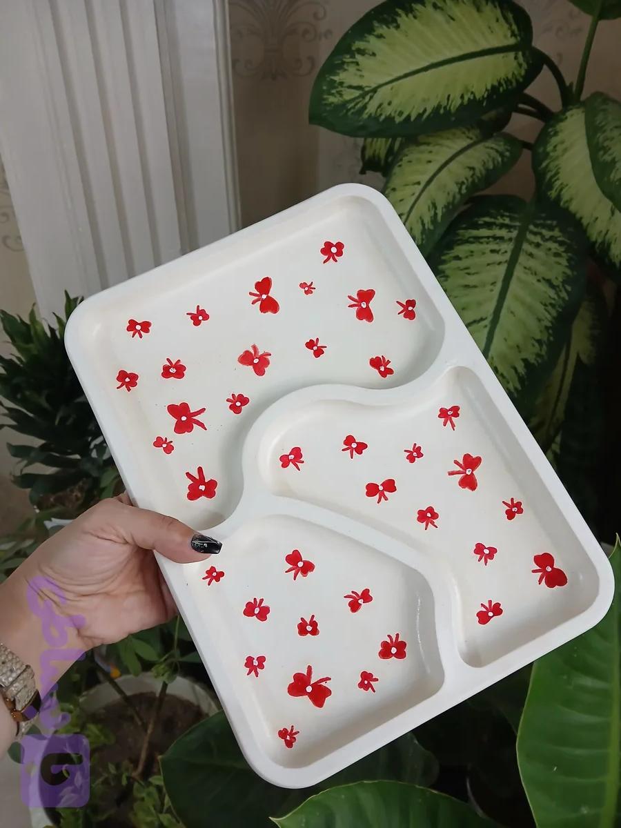 اردورخوری سنگ مصنوعی با طرح پاپیون