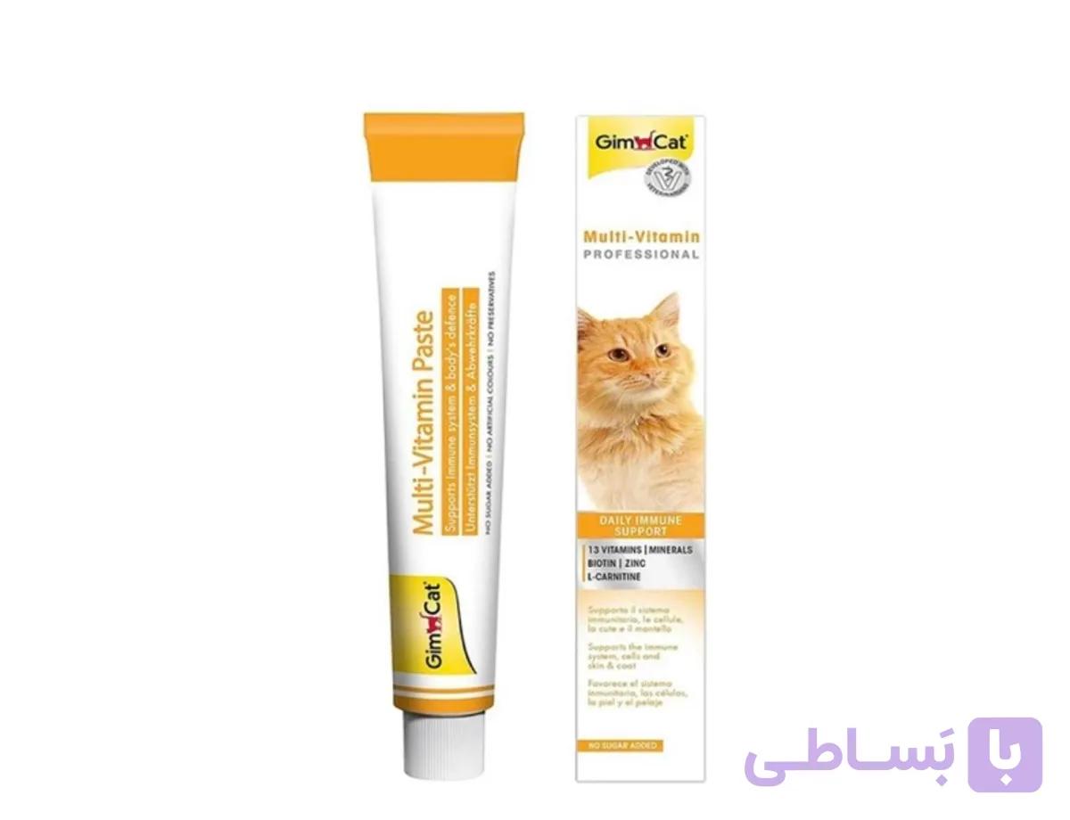 خمیر مولتی ویتامین گربه جیم کت ۵۰ گرمی
