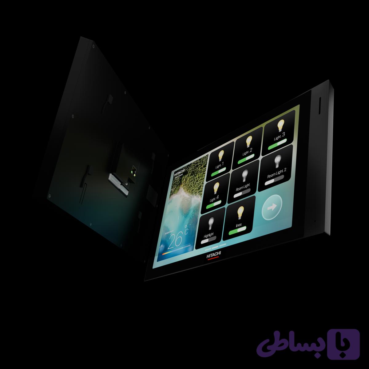 تاچ پنل 8 اینچ Flat، هیتاچی مدل HT8FLAT