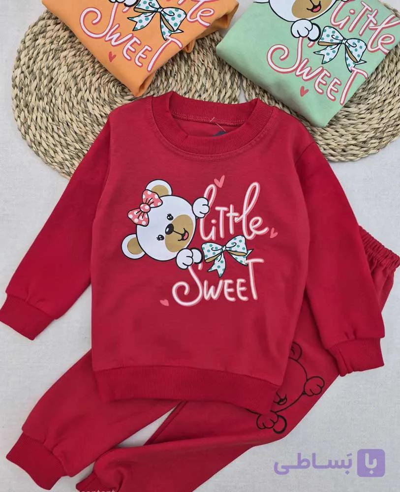 ست بلوز و شلوار دخترانه Little sweet (سایز 40 45) — تصویر 1