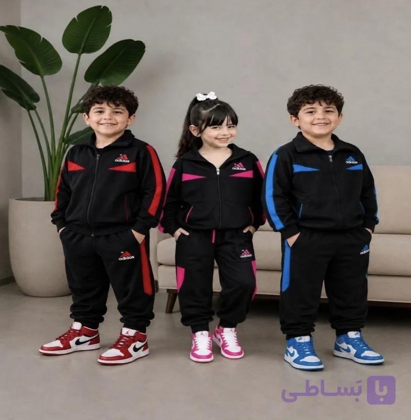 ست لباس ورزشی مدارس پسرانه و دخترانه (سایز75 85 95) — تصویر 1