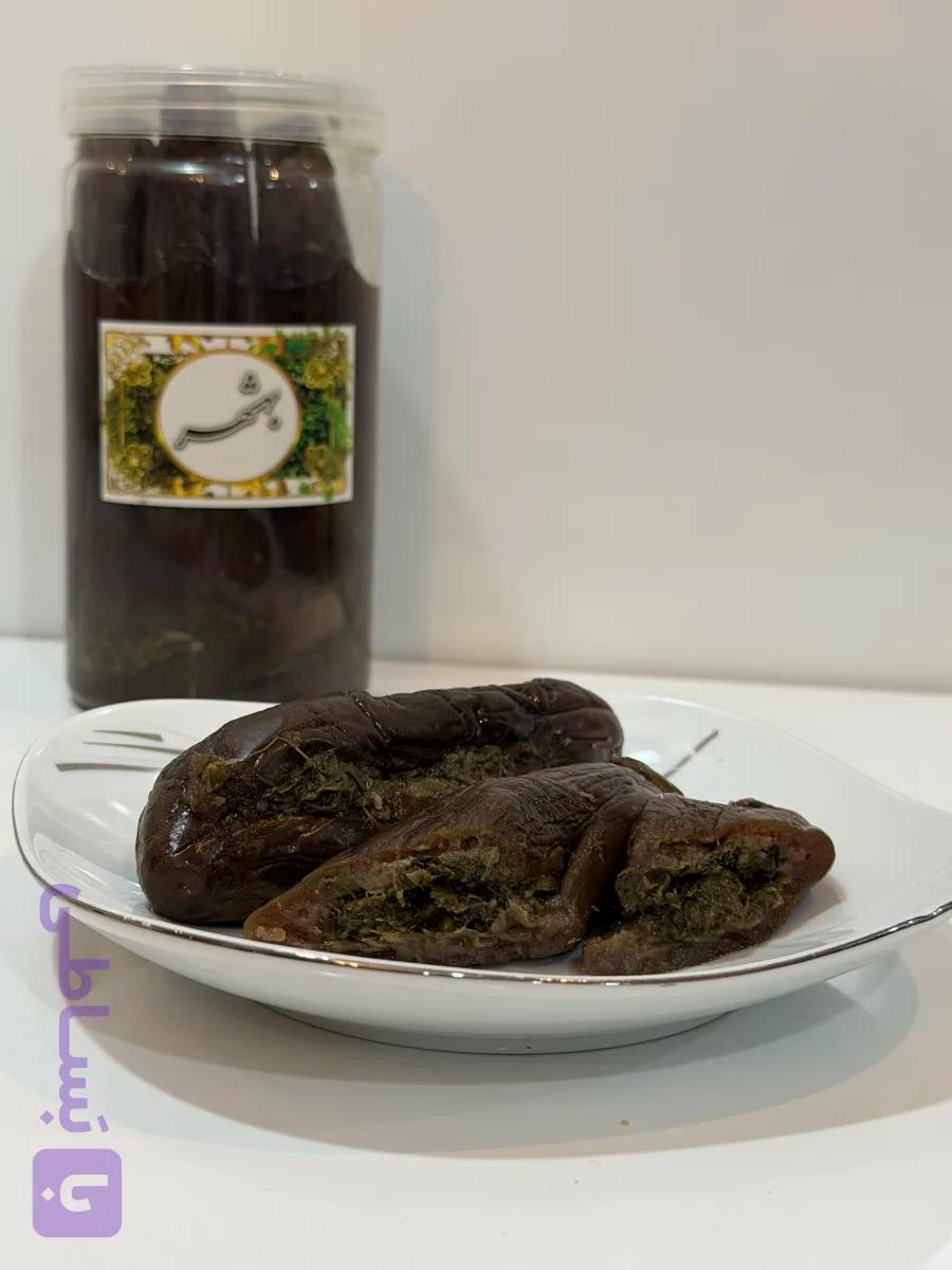 ترشی بادمجان شکم پر