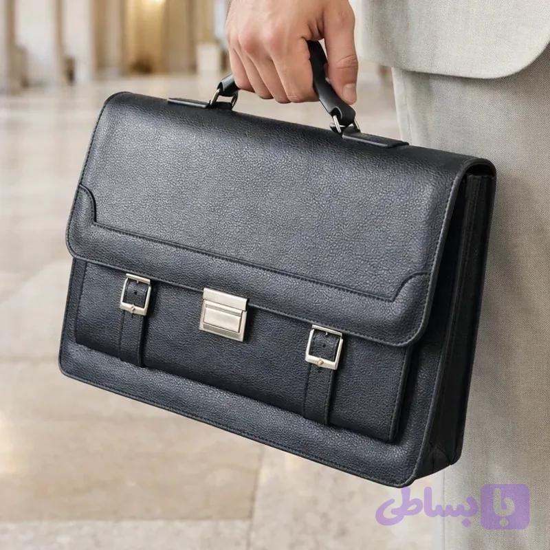 کیف وکالتی( فولدر ) کیف دیپلمات چرم اداری تک قفل رمزدار
