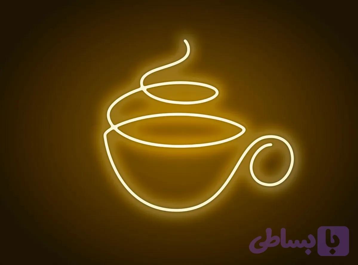 تابلو نئون فنجون — تصویر 1