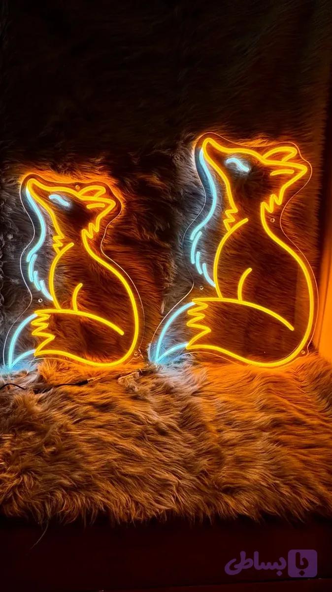 تابلو نئون روباه — تصویر 1