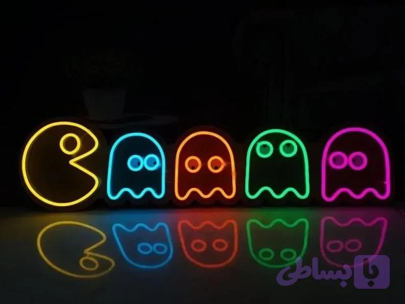 تابلو نئون روح پکمن — تصویر 1
