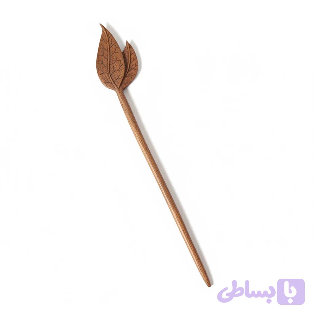 پین مو طرح دو برگ