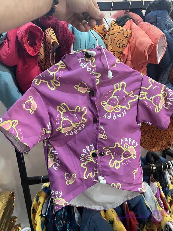 لباس بارانی کلاه دار سگ — تصویر 1