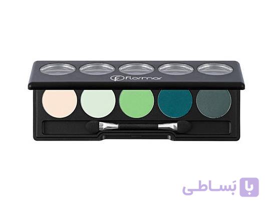 سایه چشم پالت رنگی فلورمار مدل Transforming Green