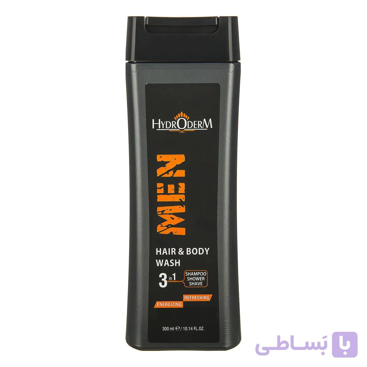 شامپو سر و بدن و اصلاح صورت آقایان هیدرودرم