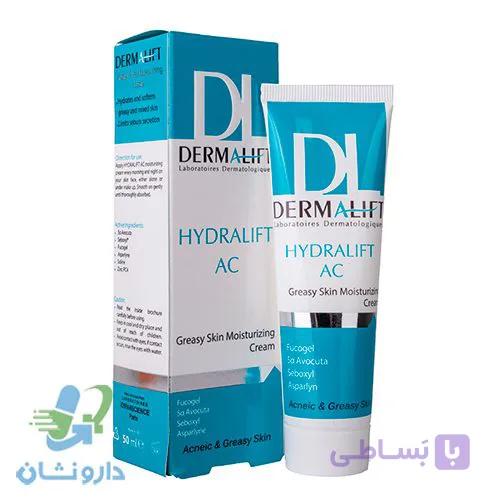 کرم مرطوب کننده پوست چرب هیدرالیفت ای سی درمالیفت — تصویر 1