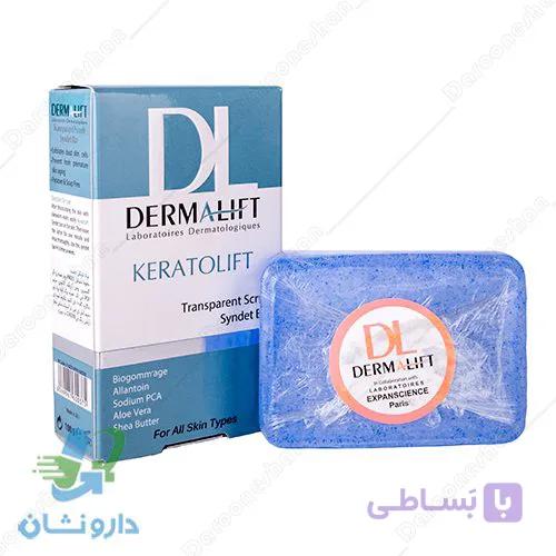 پن (شوینده غیر صابونی) پن شفاف لایه بردار کراتولیفت درمالیفت — تصویر 1